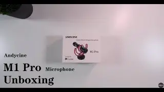 ANDYCINE M1 Pro Dual Audio Source Microphone Unboxing | Compatible with Cameras, Phones, Laptops
