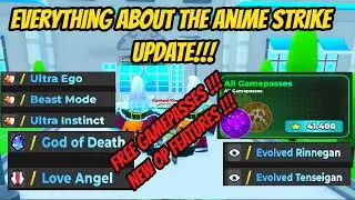 Everything about the Anime Strike Update !!!! - Free Gamepasses + New OP Passives Kekkei Genkais etc