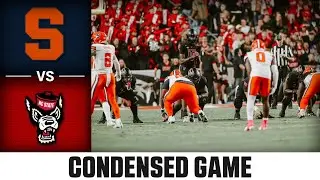 Syracuse vs. NC State Condensed Game | 2024 ACC Football