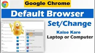 Laptop me default browser change kaise kare | windows default browser change setting?