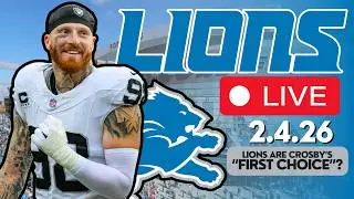 DETROIT LIONS LIVE: Reportedly, Lions Are Maxx Crosby's FIRST CHOICE If Traded!