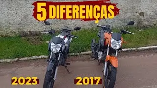 5 Diferen&ccedil;as entre a Factor150cc 2017 e a 2023