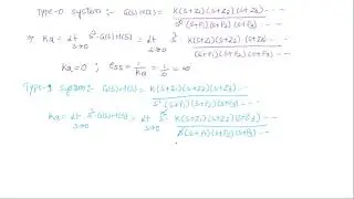 steady state error when the input is unit parabolic