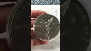 Rare 2019 5 oz  Silver Mexican Libertad  Coin Very Low Mintage Only 1000