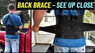 ChangeNow Back Brace with Removable Straps - GREAT Back Support!