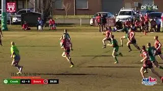 2018 CRRL - George Tooke Shield First Grade Round 17 Highlights - Crookwell v North Canberra