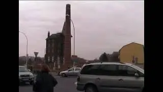 Schornstein Sprengung   Gieslerbrauerei Brühl, 2005