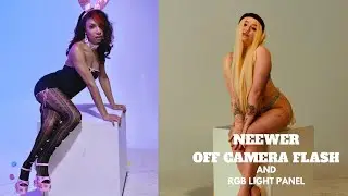 Studio Photoshoot using Off Camera Flash and RGB lights | Sony A7R