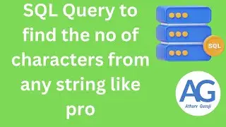 SQL Query to find the No of Characters in any string