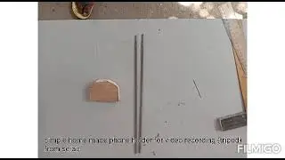 simple diy phone holder(tripod)  for video recording from scrap