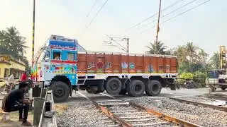 Dangerous Horse Headed Teesta Torsa Express Furious and Aggressive Moving Throughout at Railgate 