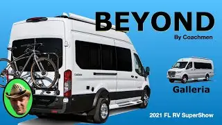 COACHMEN BEYOND on Transit & GALLERIA on Sprinter Class B RV impress 2 yr fulltime 59GL #vanlifer
