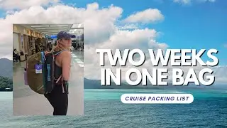 Cruise Packing Guide: How I Live Out of ONE Bag | Ultimate Minimalist Packing List!