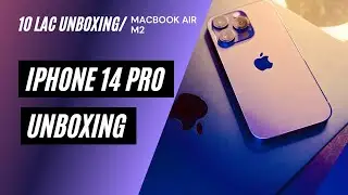 iPhone 14 Pro Unboxing Purple | MacBook Air M2 Unboxing Midnight | Another Achievement Unlocked 😍