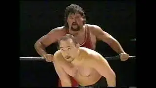 John Tenta (Earthquake) / Vader vs Gary Albright and Kazuo Yamazaki UWFI Japan Wrestling Match 1994