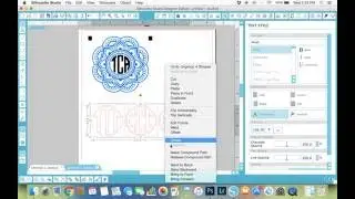 Make a Circle Monogram in the Silhouette Studio