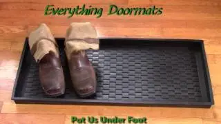 Parquet Rubber Boot Tray 34 x 16 x 2
