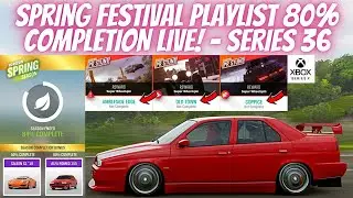 FORZA HORIZON 4-Festival playlist 80% Completion for Spring-Saleen S1 unlock-series 36