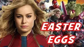50 Captain Marvel Comic Book/Marvel Cinematic Universe Easter Eggs & Pop Culture References!!!