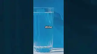 💡 Water That GLOWS in the Dark &ndash; No Electricity?! 🔥 #GlowingWater #SciencePuzzle #shorts