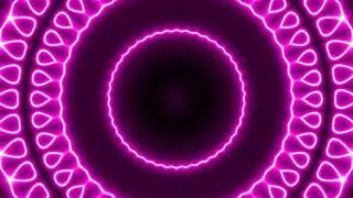 Neon Electric Ring Background | Purple Glowing Energy Motion Loop #light #stage #vj