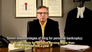 Eliminating debt with personal bankruptcy
