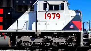 BONUS CLIPS 69! RARE CATCH ON THIS TRAIN UP 1979 TRAILING 2ND ON THE UP M-NPHN IN TOPEKA KANSAS! 