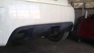 Custom Center exit exhaust Fiat Abarth