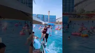 Flyboard Ride 😘💦 She is really enjoying it🥰 so sweet #flyboard #adventure #love