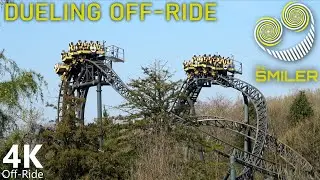 The Smiler - 4K Off-Ride - Dueling Shots Only - Alton Towers - Gerstlauer Infinity Coaster