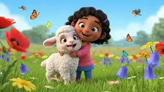 Fatima and Her Little Cute Funny Lamb 🐑😊 | فاطمة وحملها الصغير المضحك | Arabic Kids Song
