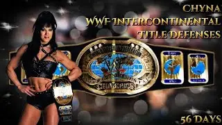 All Chyna's WWF Intercontinental Championship Defenses || FIRST REIGN