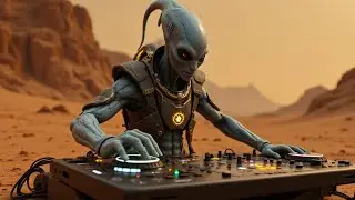 Alien Rave Party on Mars! 👽🎶 DJ Xeno Drops Extraterrestrial Beats