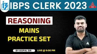 IBPS Clerk Preparation 2023 Odia | IBPS Clerk Reasoning Classes | Mains Practice Set