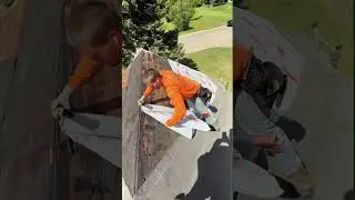 Roofing ASMR #roofingasmr #roofingparty #construction #bluecollar #construction