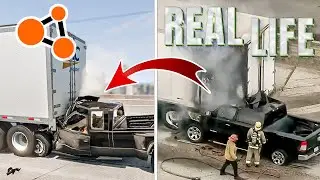 Accidents Based on Real Events on BeamNG.Drive #29 | Real Life - Flashbacks