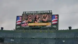 Whiskey Belles singing the national anthem at Lambeau Field - Sep 15, 2019