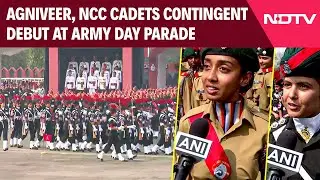 Army Day Parade | Agniveer, NCC Cadets Marching Contingent Participate In Army Day Parade