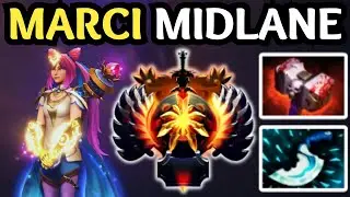 🔥 UNSTOPPABLE MARCI MID &mdash; MELTING ENEMIES WITH BURST PUNCH !! DOTA 2 GAMEPLAY 🔥