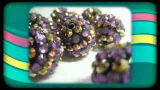Basketball Wives Inspired Beads of the week - Rhinestone Resin