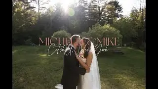 Michelle & Mike wedding at the Foxfire Mountain House