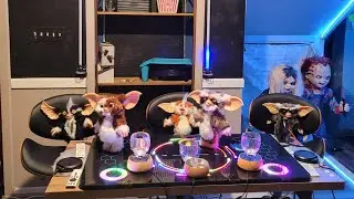 TRICK OR TREAT MOGWAI IN MY HOME THEATER GAME ROOM 