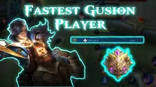 Fastest Gusion Player⚡🇮🇳 |Fast like lightning ⚡| Robotic fingers🔥