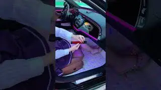 Colorful Wireless Ambient Lights of MercedesBenz car😍💥#shortsfeed #mercedes #viral #shorts #cars