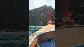 THIS is why you visit Phi Phi Islands 🤩 Longtail Boat Tour! #shorts