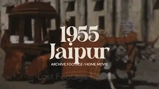 Archive footage of Jaipur in the 1950s | India home movie film