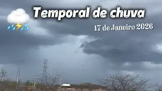 Temporal ⛈️ de chuva se formando no sul da cidade Tauá Ceará.