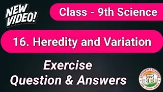 16 heredity and variation class 9 exercise | 16 heredity and variation class 9 exercise short answer