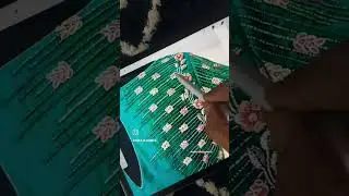learn to  create/recreate aari embroidery sketching using procreate #aariblouse #aaridesign