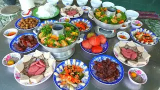 Tết Quê Xưa • Lẩu Cù Lao, Lạp Xưởng, Dưa Kiệu, Tất Niên 2022 Đón Năm Mới 2023 | MTQH